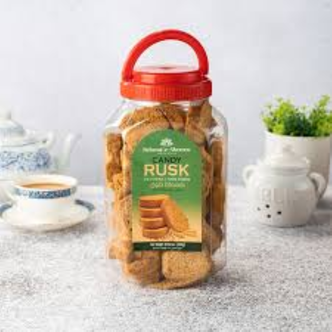 LAZIZ CANDY RUSK JAR 300G